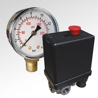 Manometers & compr. onderdelen
